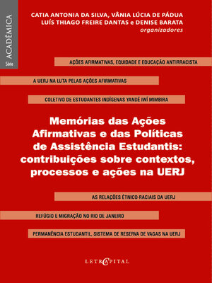 cover image of Memórias das Ações Afirmativas e das Políticas de Assistência Estudantis